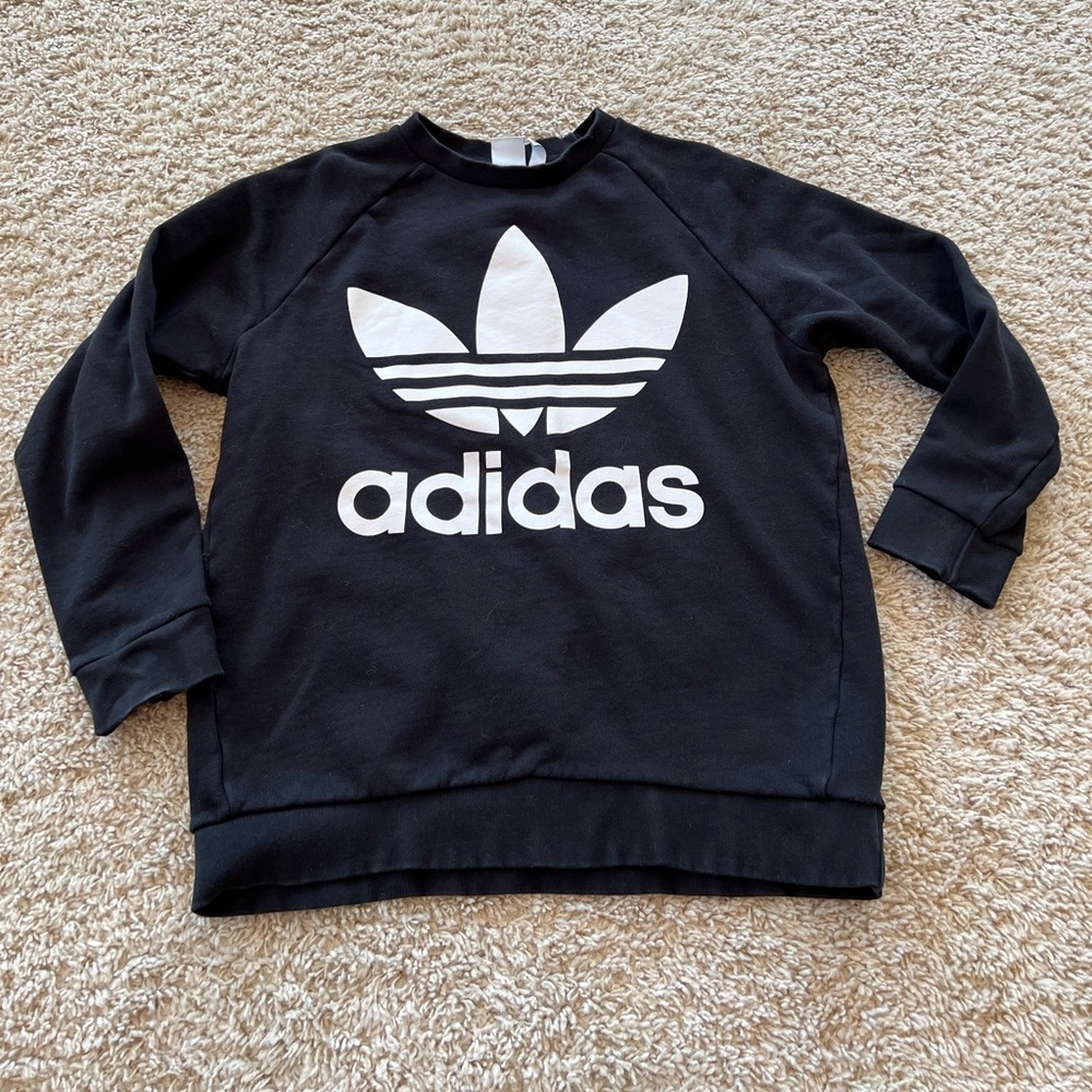 Womens Black Adidas Sweatshirt